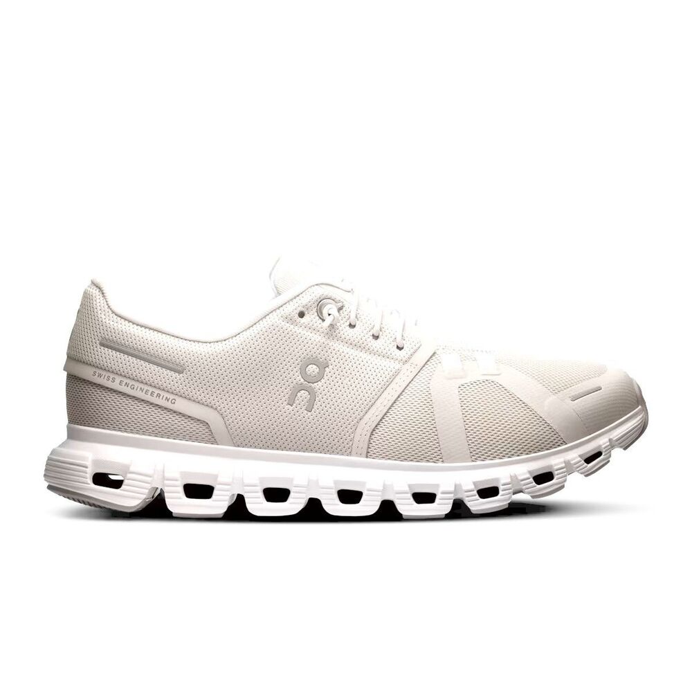 On Running Cloud 6 Pearl White (Women's)-3WF10060755-US 8.5